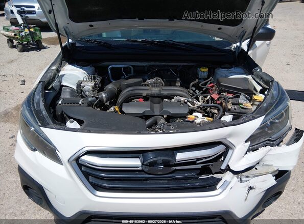 4S4BSABC6K3210048 2019 SUBARU OUTBACK White Հետևի տեսք