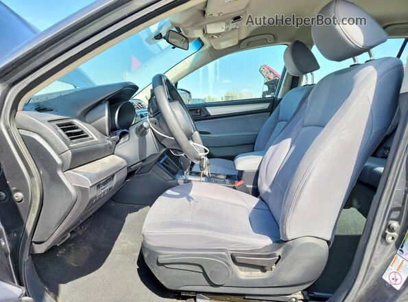 4S4BSABC8K3350599 2019 SUBARU OUTBACK Gray Widok wnętrza z przodu