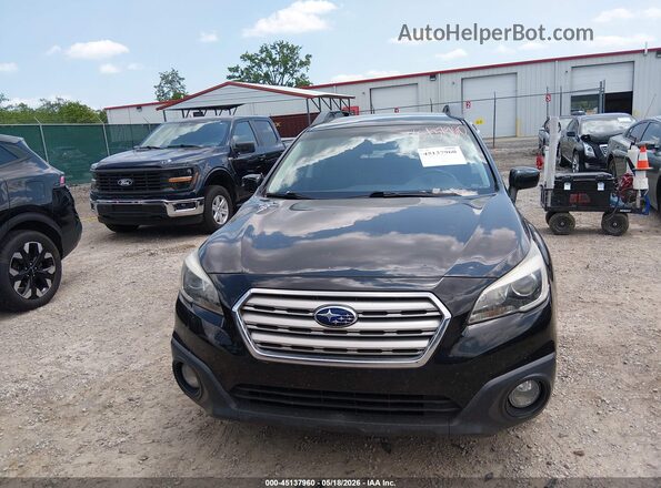 4S4BSACC2H3227162 2017 SUBARU OUTBACK Black Widok zestawu wskaźników