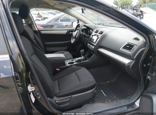 4S4BSACC2H3227162 2017 SUBARU OUTBACK Black Widok wnętrza z przodu