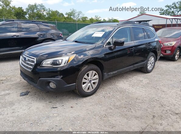 4S4BSACC2H3227162 2017 SUBARU OUTBACK Black Przód lewy