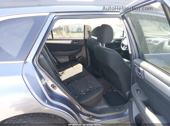 4S4BSACC2H3354073 2017 SUBARU OUTBACK Blue Vista de la etiqueta del VIN