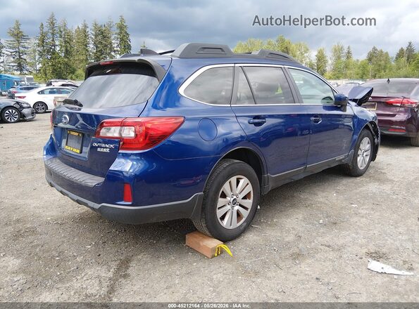 4S4BSACC3G3205458 2016 SUBARU OUTBACK Blue Задня права чверть