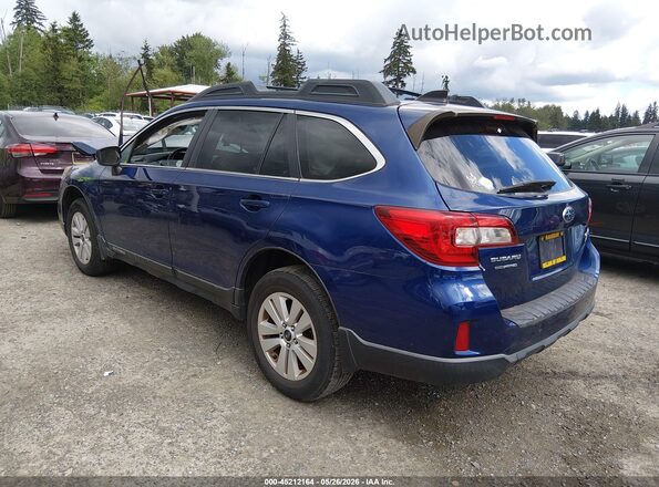 4S4BSACC3G3205458 2016 SUBARU OUTBACK Blue Задня ліва чверть