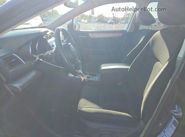4S4BSACC4J3271122 2018 SUBARU OUTBACK Black Widok wnętrza z przodu