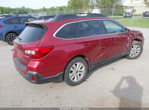 4S4BSACC6J3351103 2018 SUBARU OUTBACK Red Tył prawy