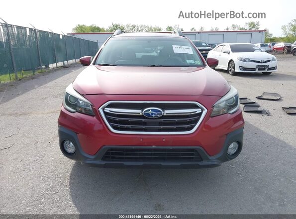 4S4BSACC6J3351103 2018 SUBARU OUTBACK Red Widok zestawu wskaźników
