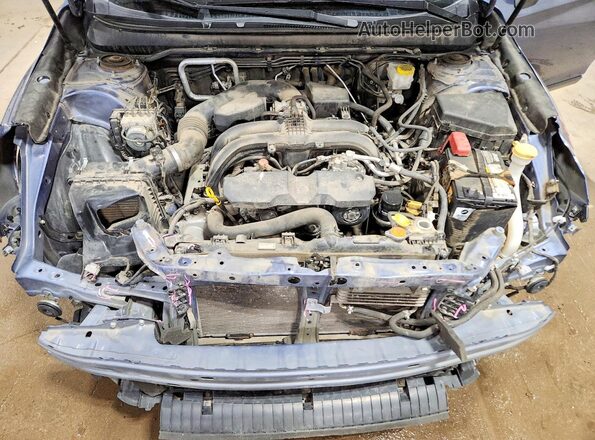 4S4BSACC7J3347187 2018 SUBARU OUTBACK Синий Вид подкапотного пространства