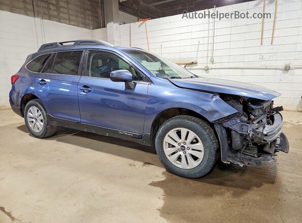 4S4BSACC7J3347187 2018 SUBARU OUTBACK Синий Передняя правая четверть
