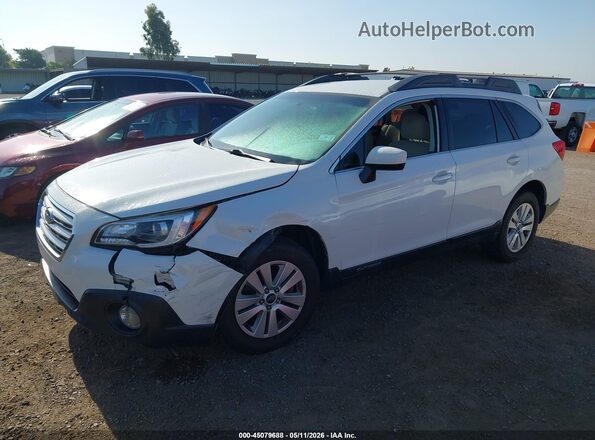 4S4BSACC8G3350267 2016 SUBARU OUTBACK White Vista tres cuartos delantera izquierda