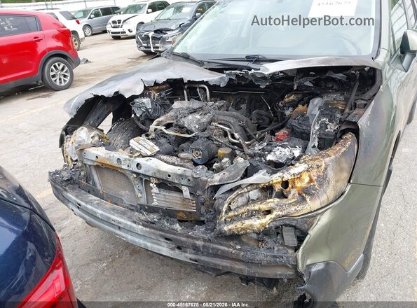 4S4BSACC8H3212620 2017 SUBARU OUTBACK Green Вид спереду