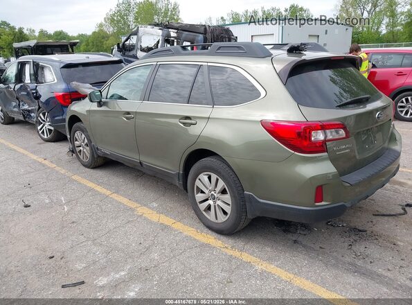 4S4BSACC8H3212620 2017 SUBARU OUTBACK Green Задня ліва чверть