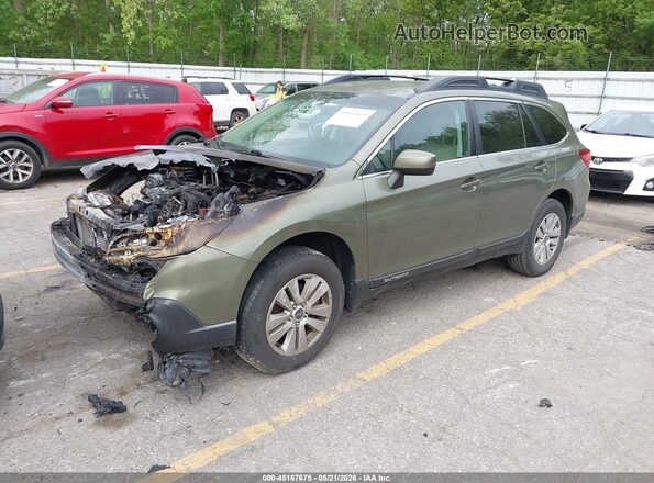 4S4BSACC8H3212620 2017 SUBARU OUTBACK Green Передня ліва чверть