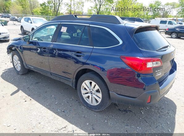 4S4BSACC9J3230078 2018 SUBARU OUTBACK Blue Trasero izquierdo