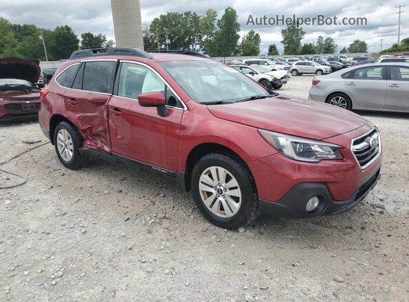 4S4BSACCXJ3286594 2018 SUBARU OUTBACK Бордовый 