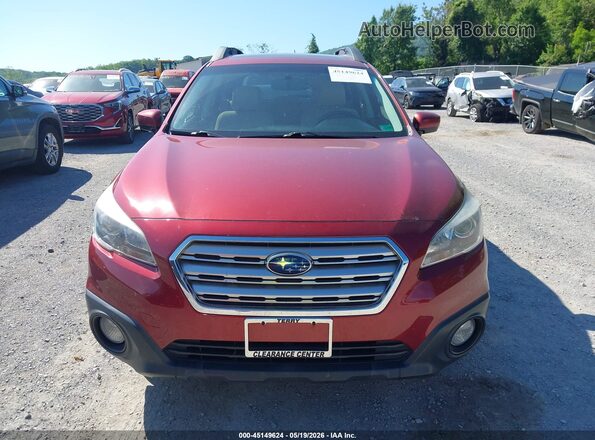 4S4BSADC3H3369521 2017 SUBARU OUTBACK Red 