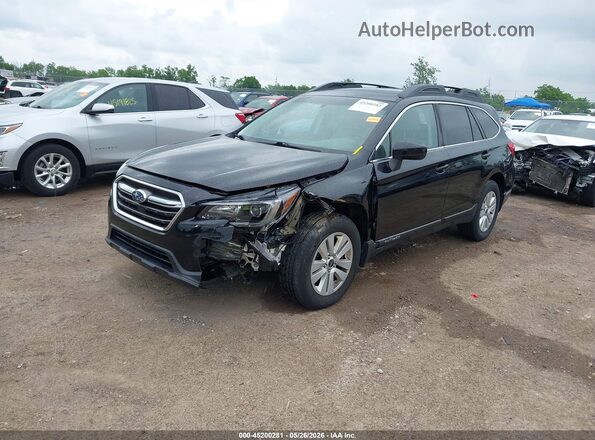 4S4BSADC3J3294518 2018 SUBARU OUTBACK Black Առջևի ձախ երեք քառորդ տեսարան