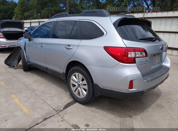 4S4BSADC6H3200089 2017 SUBARU OUTBACK Silver Հետևի ձախ