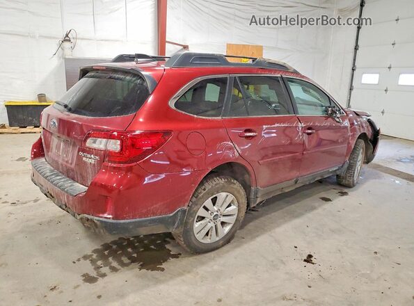 4S4BSAFC0H3317101 2017 SUBARU OUTBACK Red Rear right