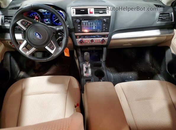 4S4BSAFC0H3317101 2017 SUBARU OUTBACK Red Dashboard view