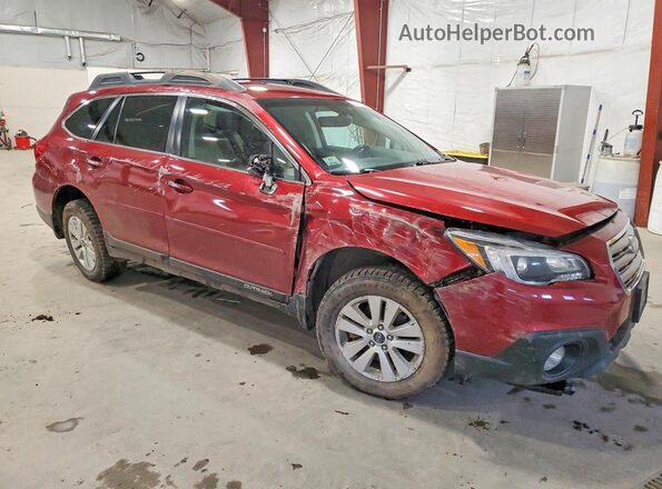 4S4BSAFC0H3317101 2017 SUBARU OUTBACK Red Front right