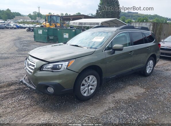4S4BSAFC1H3411228 2017 SUBARU OUTBACK Green Передня ліва чверть