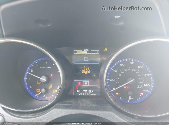 4S4BSAFC1H3411228 2017 SUBARU OUTBACK Green Вид задніх сидінь
