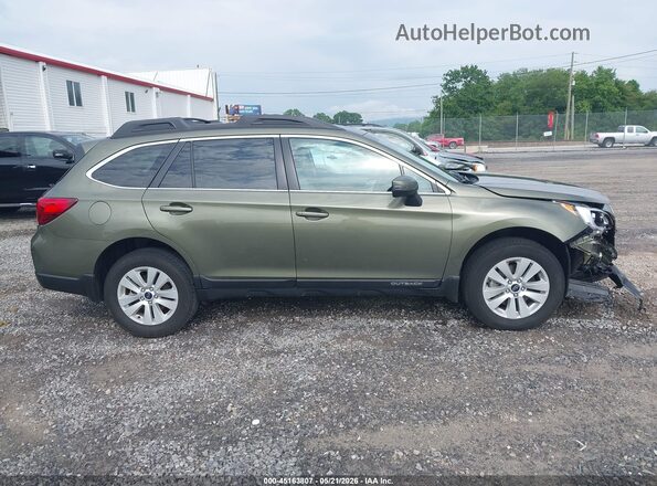 4S4BSAFC1H3411228 2017 SUBARU OUTBACK Green Вид задньої частини салону