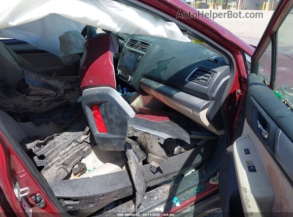4S4BSAFC3K3217758 2019 SUBARU OUTBACK Red წინა სალონის ხედი