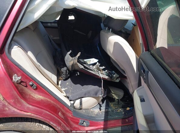 4S4BSAFC3K3217758 2019 SUBARU OUTBACK Red VIN კოდის სტიკერის ხედი