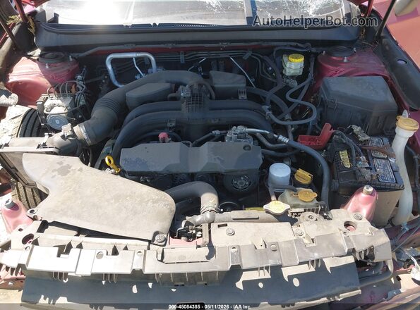 4S4BSAFC3K3217758 2019 SUBARU OUTBACK Red უკანა ხედი