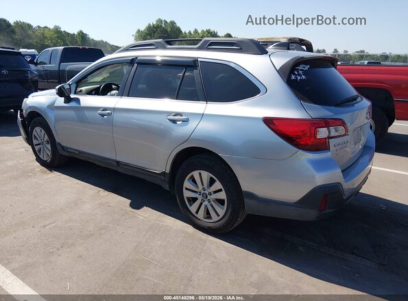 4S4BSAFC3K3356756 2019 SUBARU OUTBACK Серебряный Задняя левая четверть