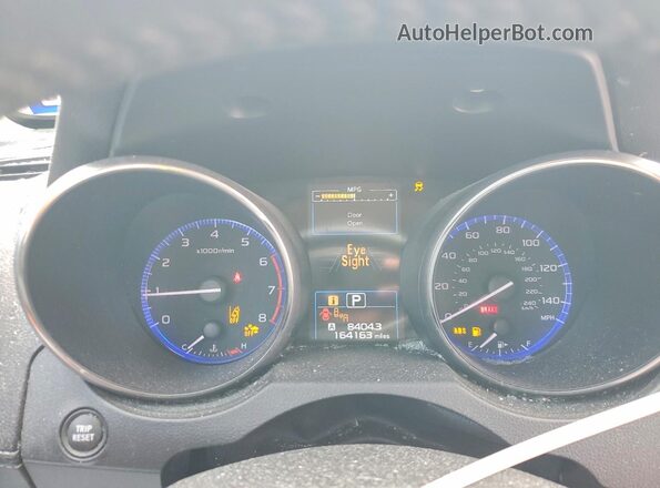 4S4BSAFC4J3386220 2018 SUBARU OUTBACK Blue Widok zestawu wskaźników
