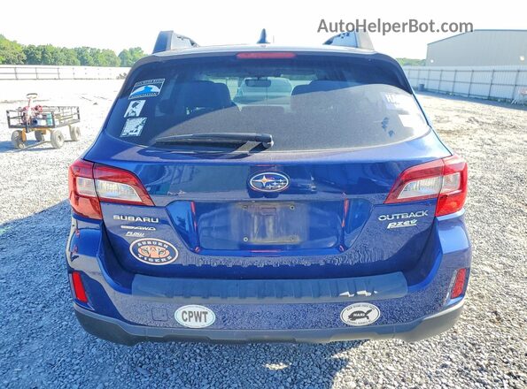 4S4BSAFC5H3201201 2017 SUBARU OUTBACK Синий Вид сзади