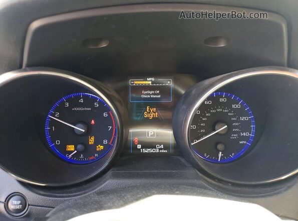 4S4BSAFC5H3201201 2017 SUBARU OUTBACK Синий Вид щитка приборов