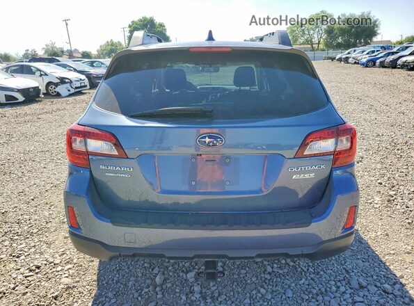 4S4BSAFC5H3263262 2017 SUBARU OUTBACK Blue Rear view