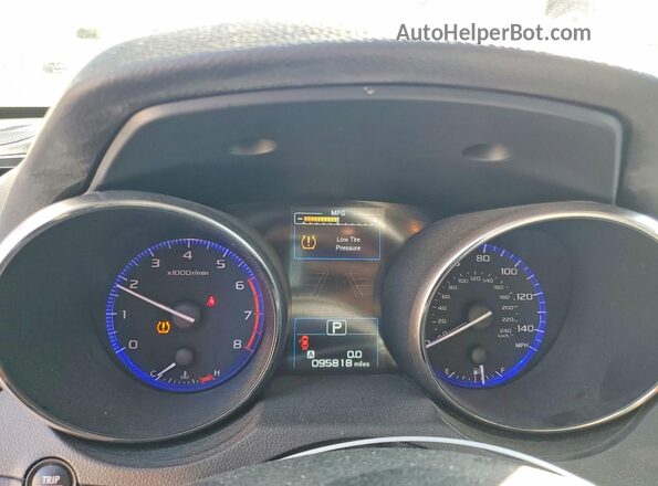 4S4BSAFC5H3263262 2017 SUBARU OUTBACK Blue Instrument cluster view