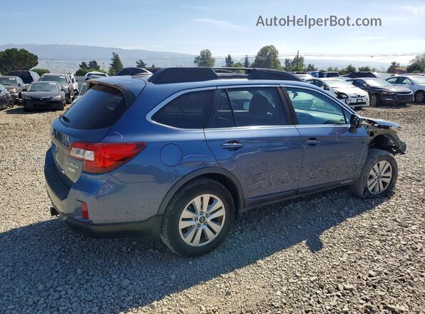 4S4BSAFC5H3263262 2017 SUBARU OUTBACK Blue Rear right