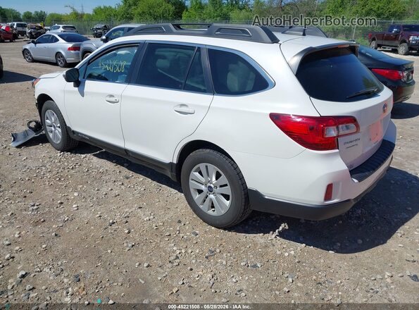 4S4BSAFC6H3284556 2017 SUBARU OUTBACK White Trasero izquierdo