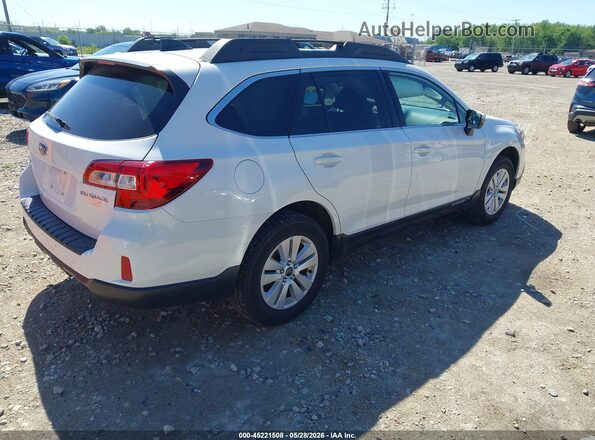 4S4BSAFC6H3284556 2017 SUBARU OUTBACK White Trasero derecho
