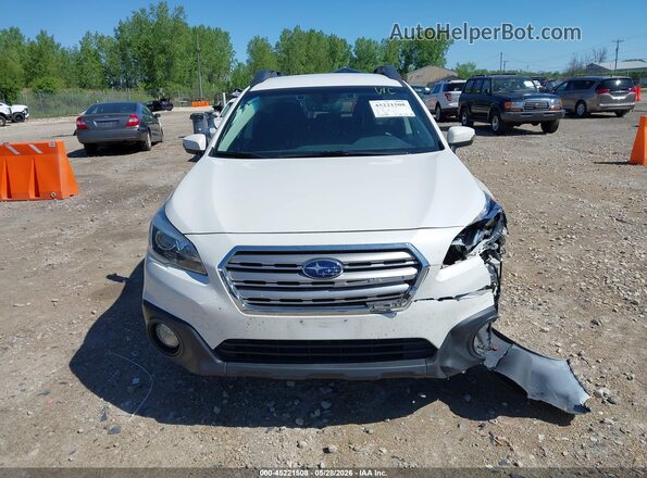 4S4BSAFC6H3284556 2017 SUBARU OUTBACK White Vista interior trasera
