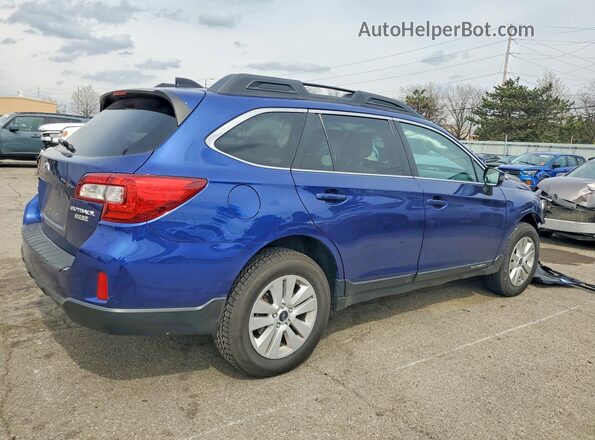 4S4BSAFC8G3292494 2016 SUBARU OUTBACK Синий Задняя правая четверть
