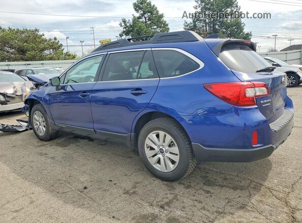 4S4BSAFC8G3292494 2016 SUBARU OUTBACK Синий Задняя левая четверть