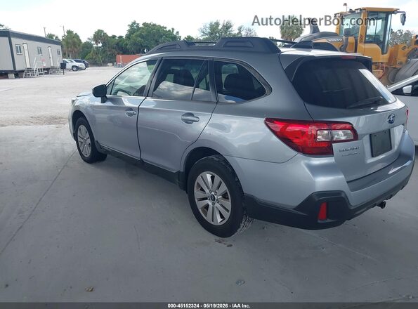4S4BSAFC8K3315054 2019 SUBARU OUTBACK Silver Trasero izquierdo