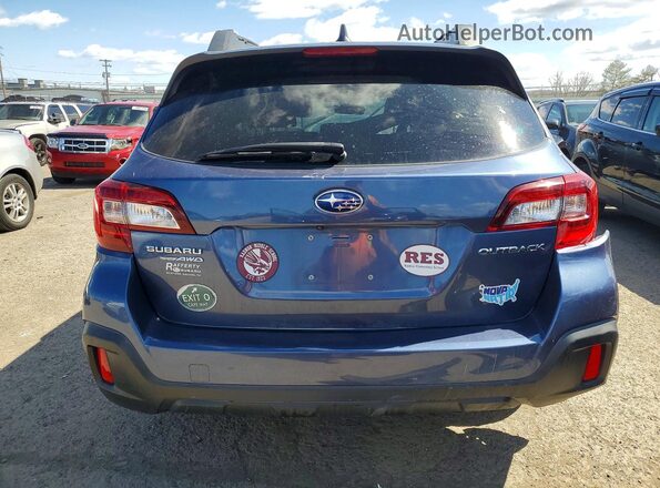 4S4BSAFC9J3397018 2018 SUBARU OUTBACK Blue Вид ззаду