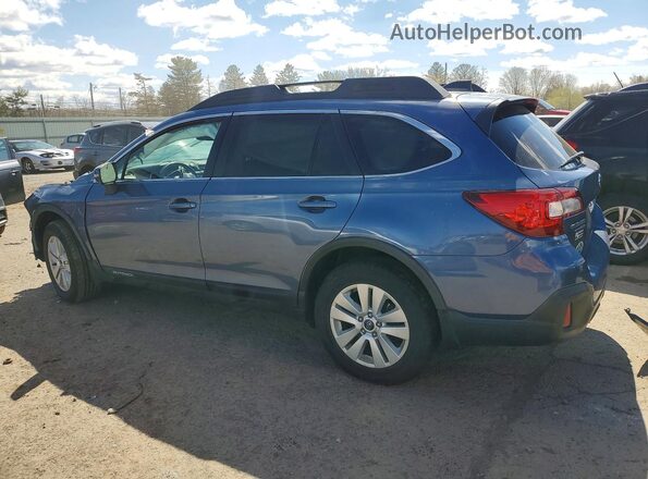 4S4BSAFC9J3397018 2018 SUBARU OUTBACK Blue Задня ліва чверть