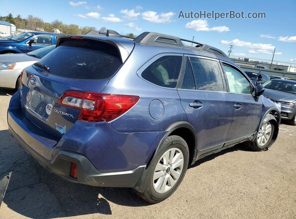 4S4BSAFC9J3397018 2018 SUBARU OUTBACK Blue Задня права чверть