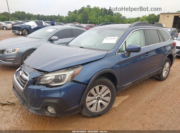 4S4BSAFC9K3382603 2019 SUBARU OUTBACK Blue წინა მარცხენა ხედი სამი მეოთხედიდან