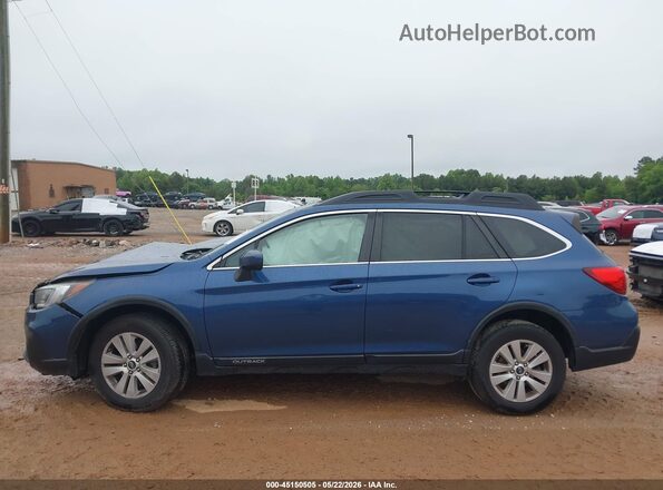4S4BSAFC9K3382603 2019 SUBARU OUTBACK Blue უკანა სალონის ხედი