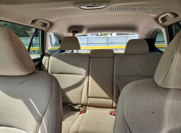 4S4BSAHC1J3285729 2018 SUBARU OUTBACK Tan უკანა სავარძლების ხედი